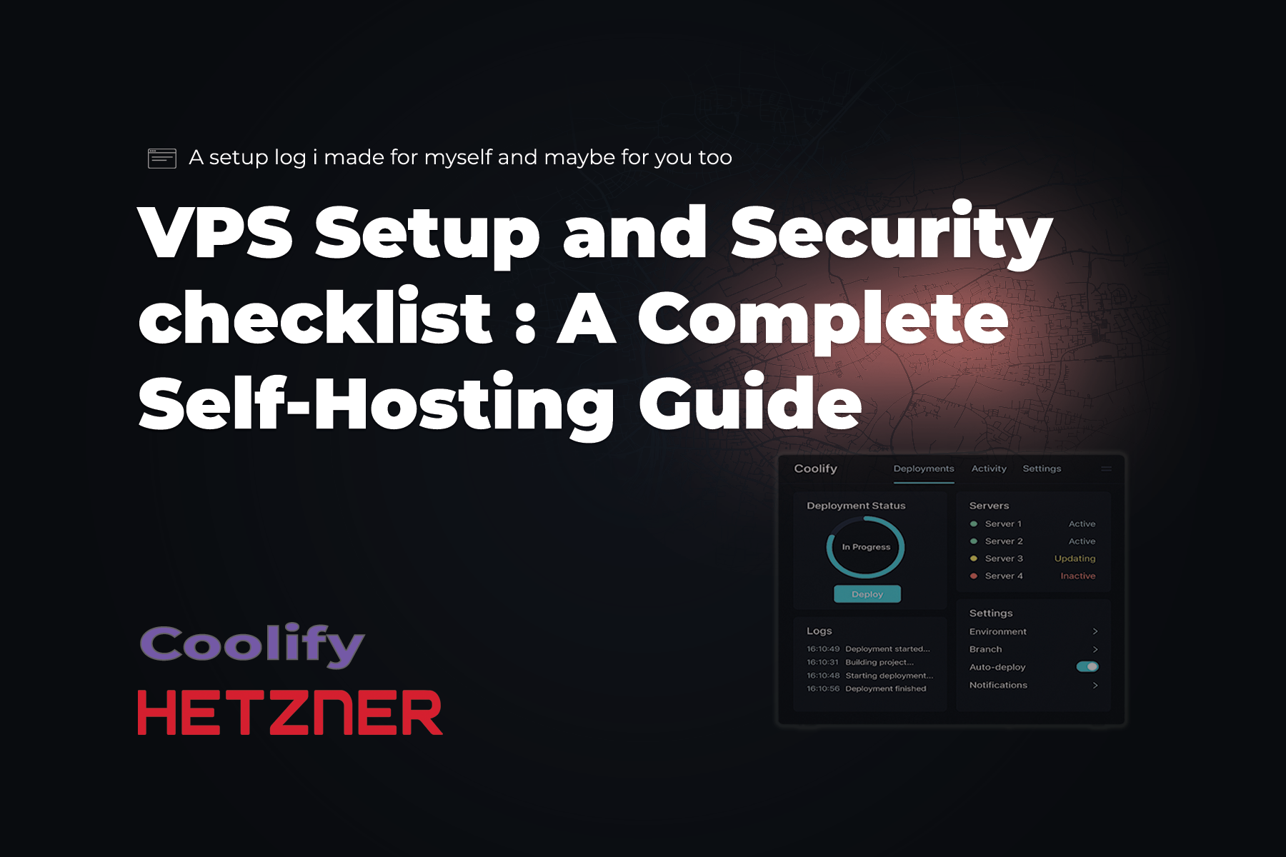 Checklist to setup VPS